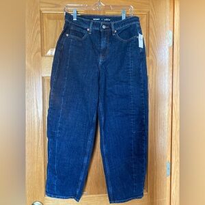 Barrel Dark Blue Denim Jeans